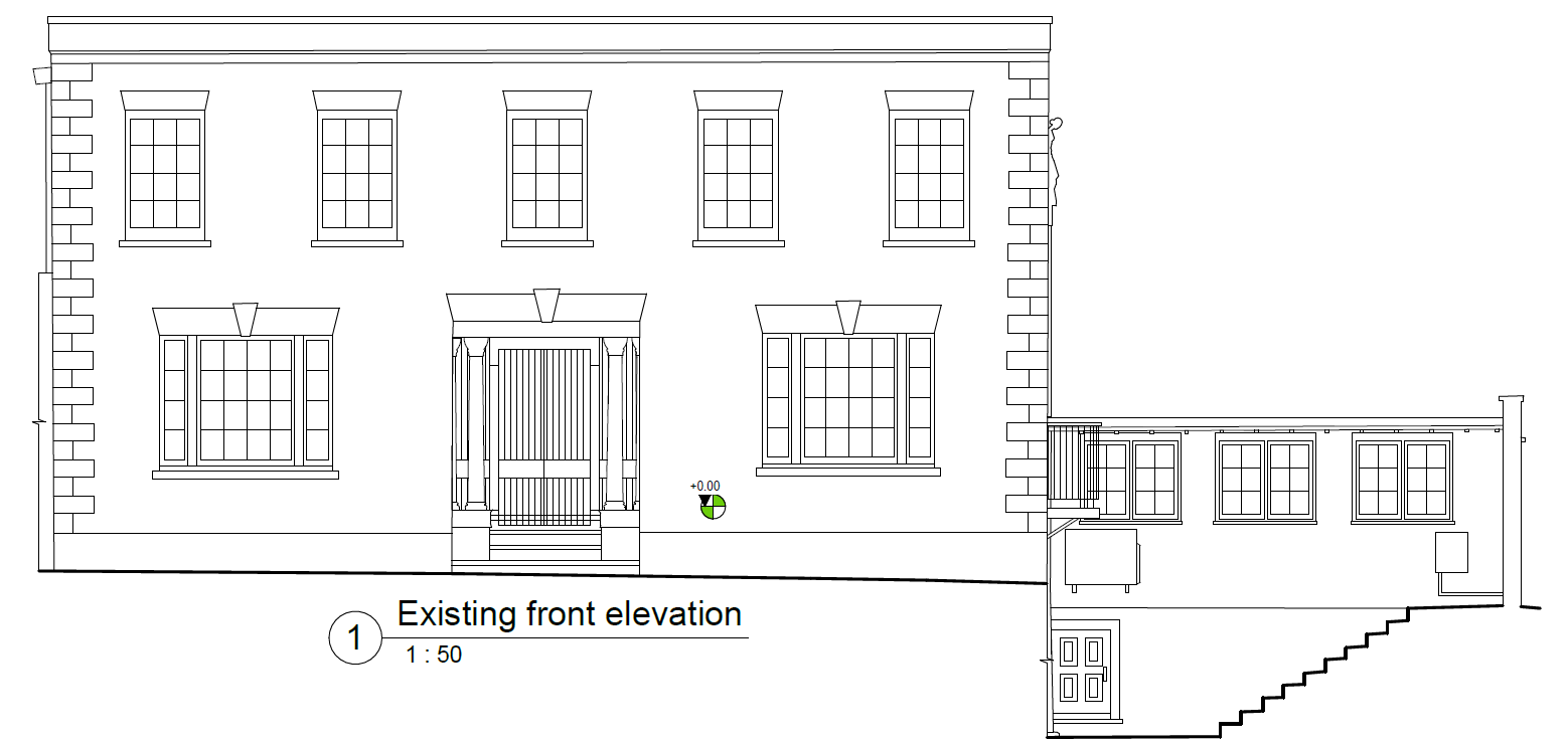05_Existing front elevation